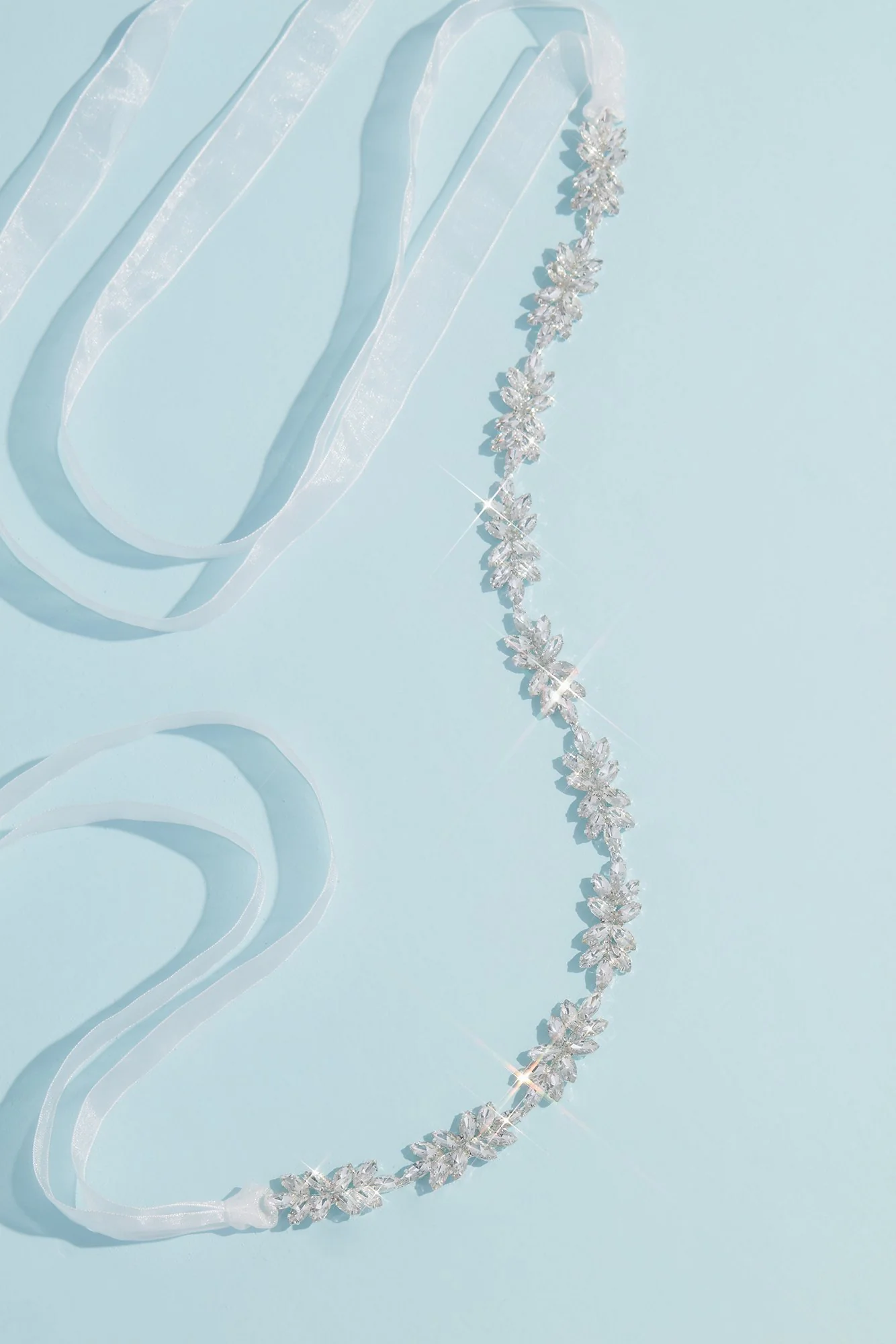 Marquise Cut Crystal Burst Strand Sash