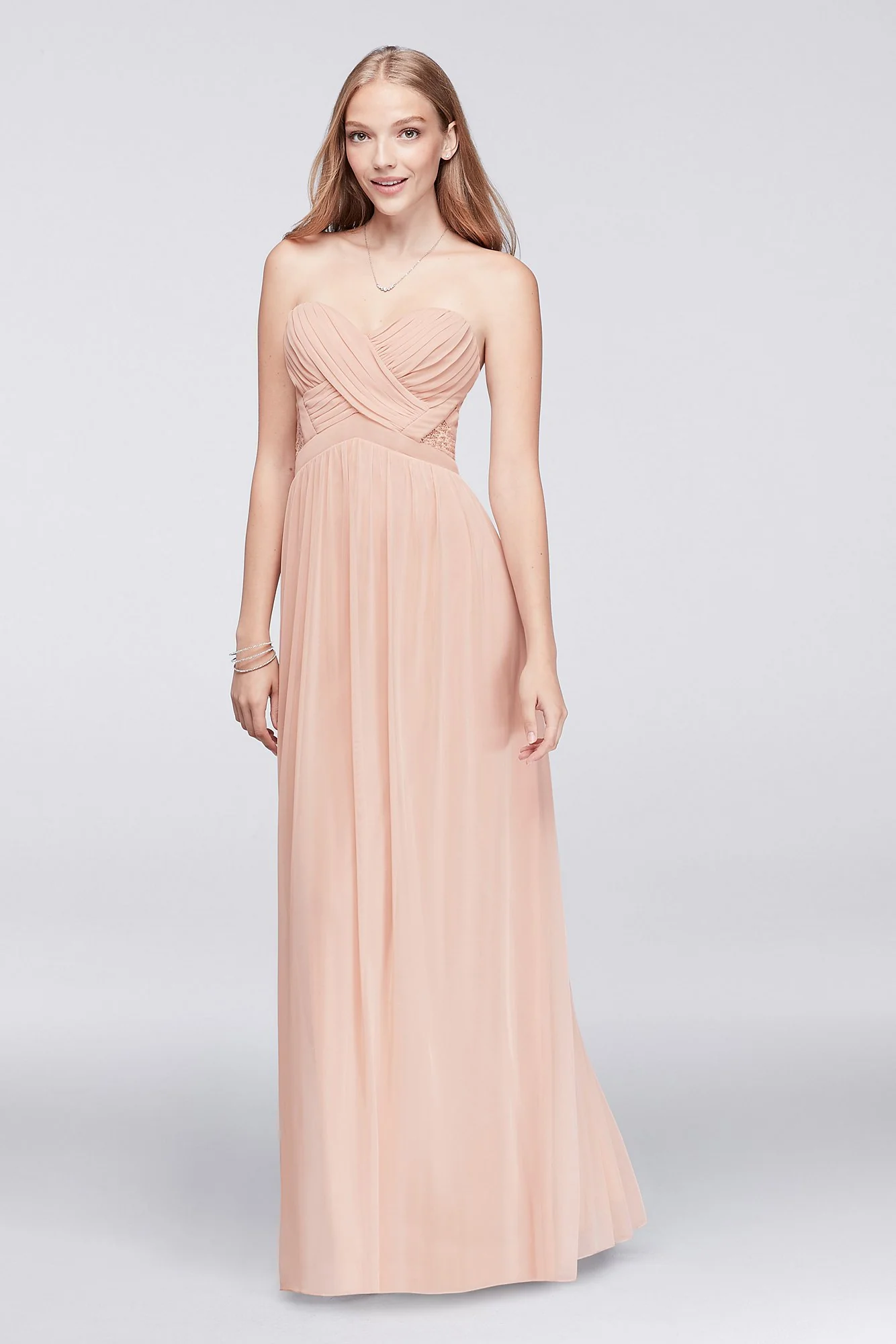 Matte Jersey Gown with Ruched Bodice - Image 2