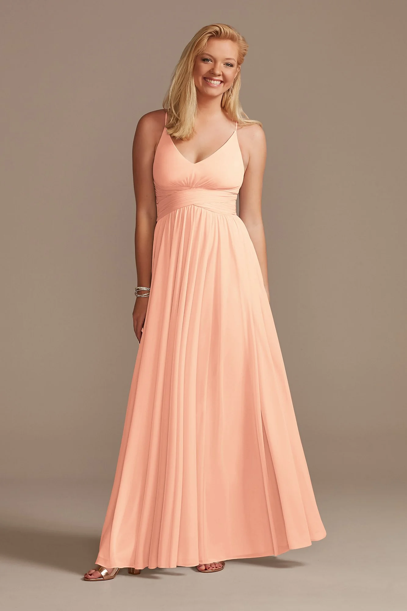 Mesh Cross Waist Spaghetti Strap Dress - Image 24