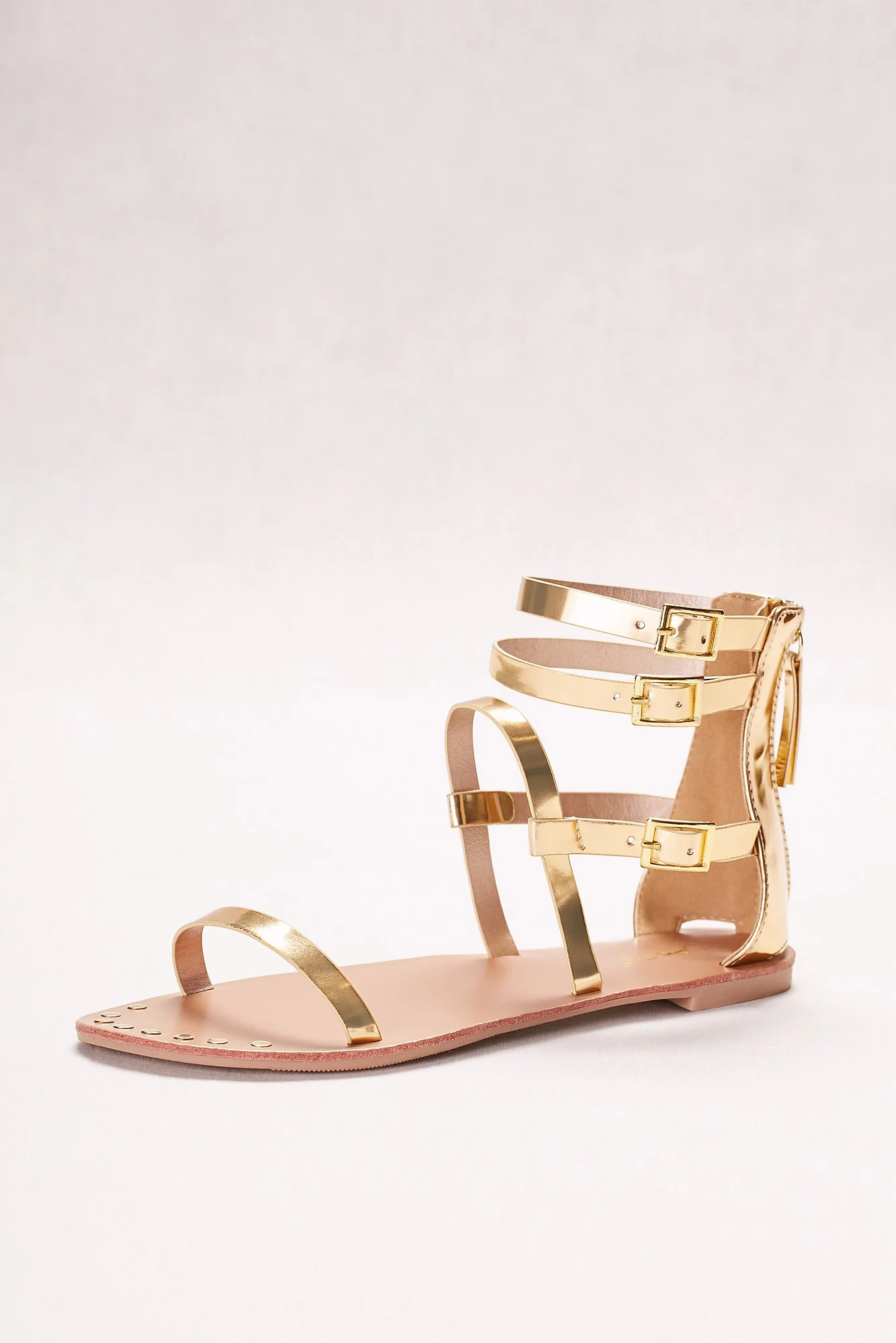 Metallic Gladiator Sandals