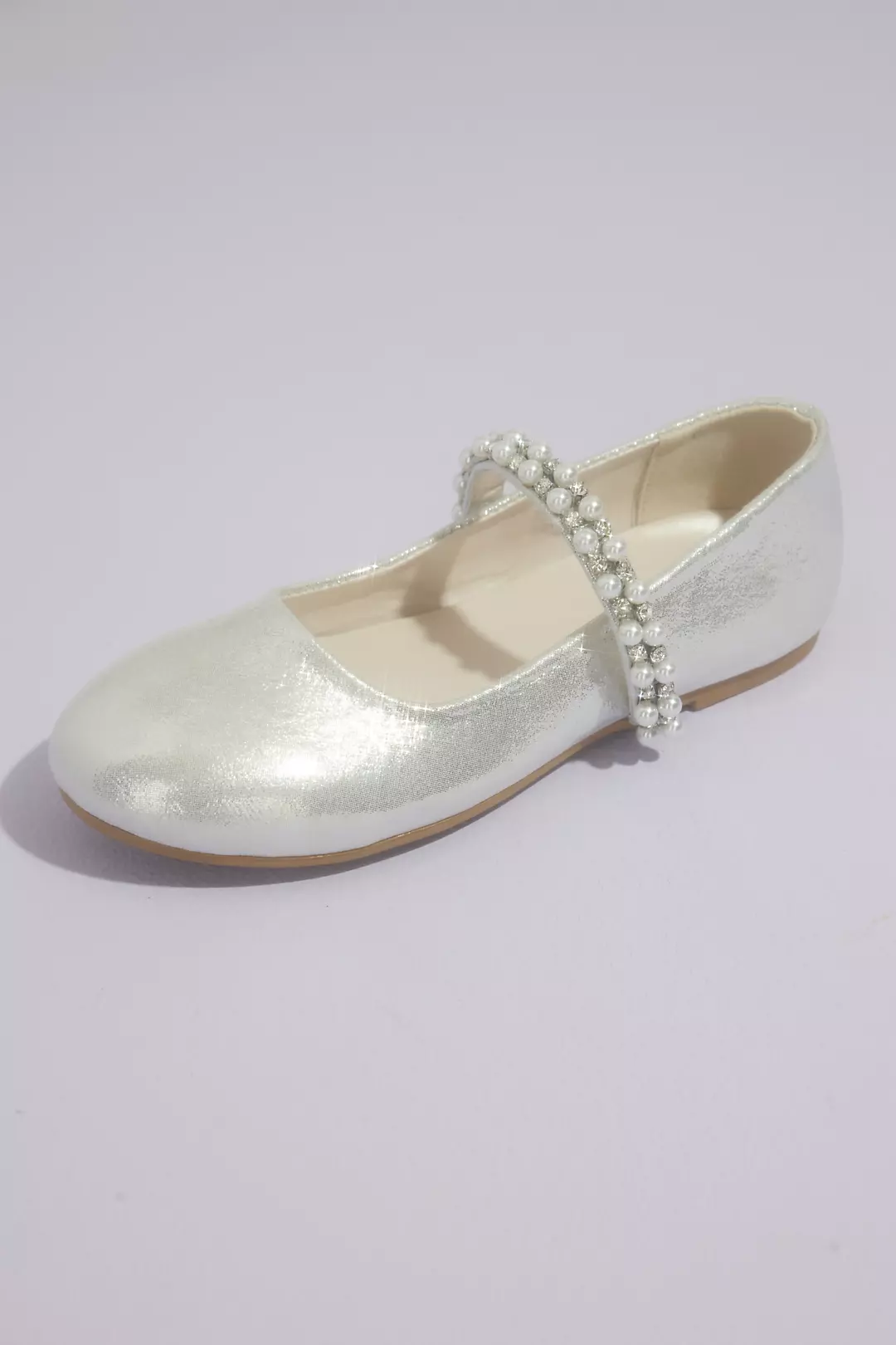 Metallic Mary Jane Ballet Flats - Image 2