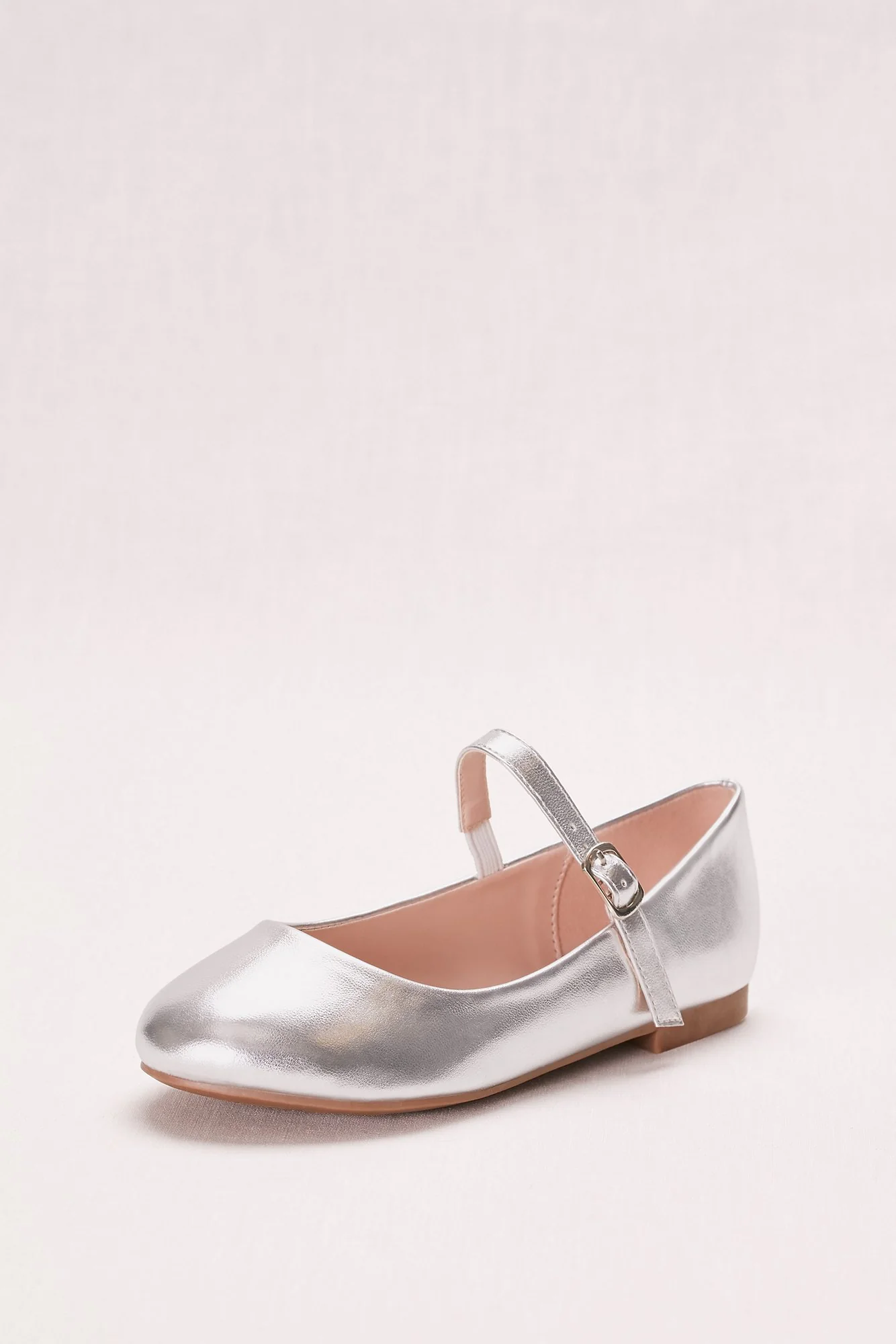 Metallic Mary Jane Girls' Ballet Flat