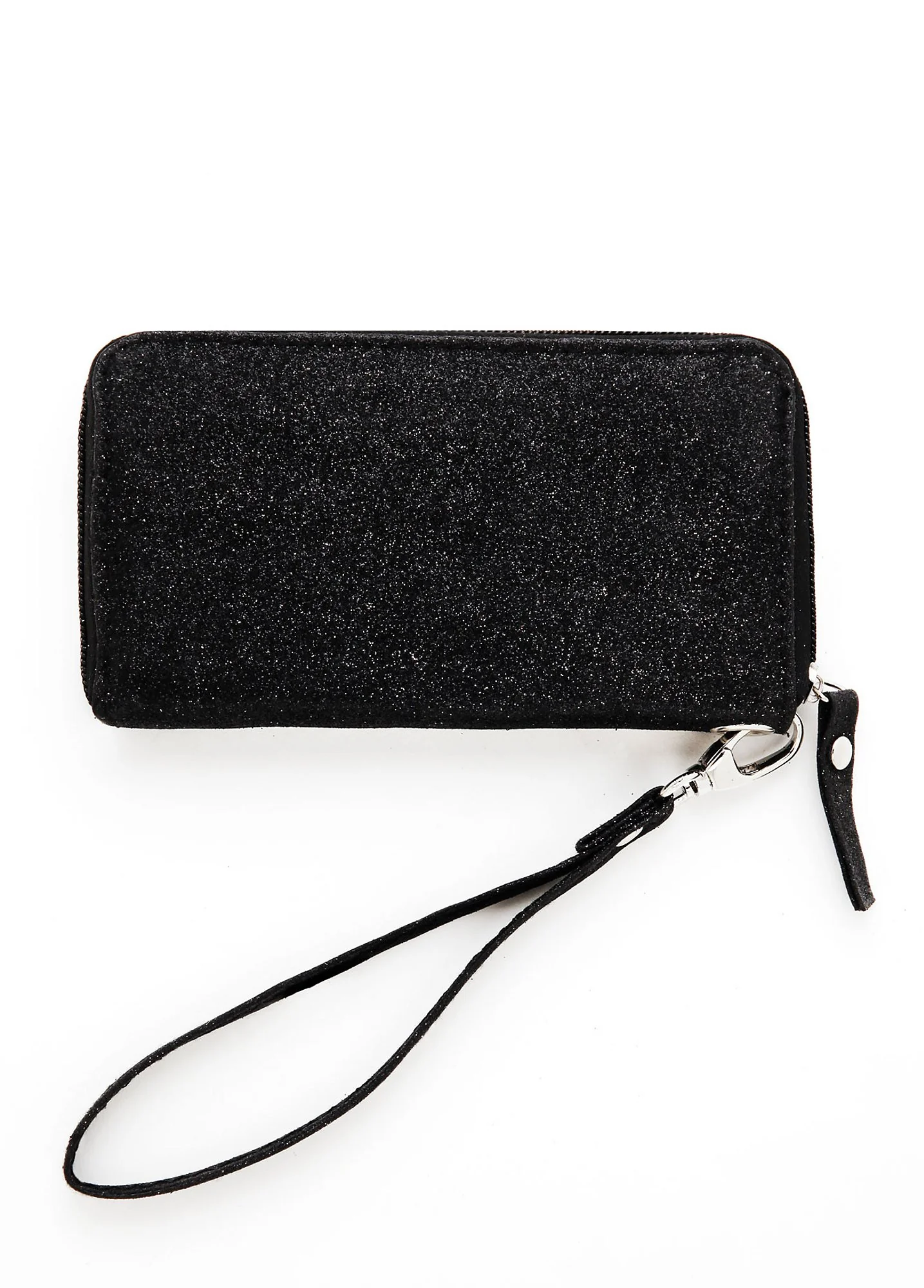 Mini Glitter Zip Wristlet