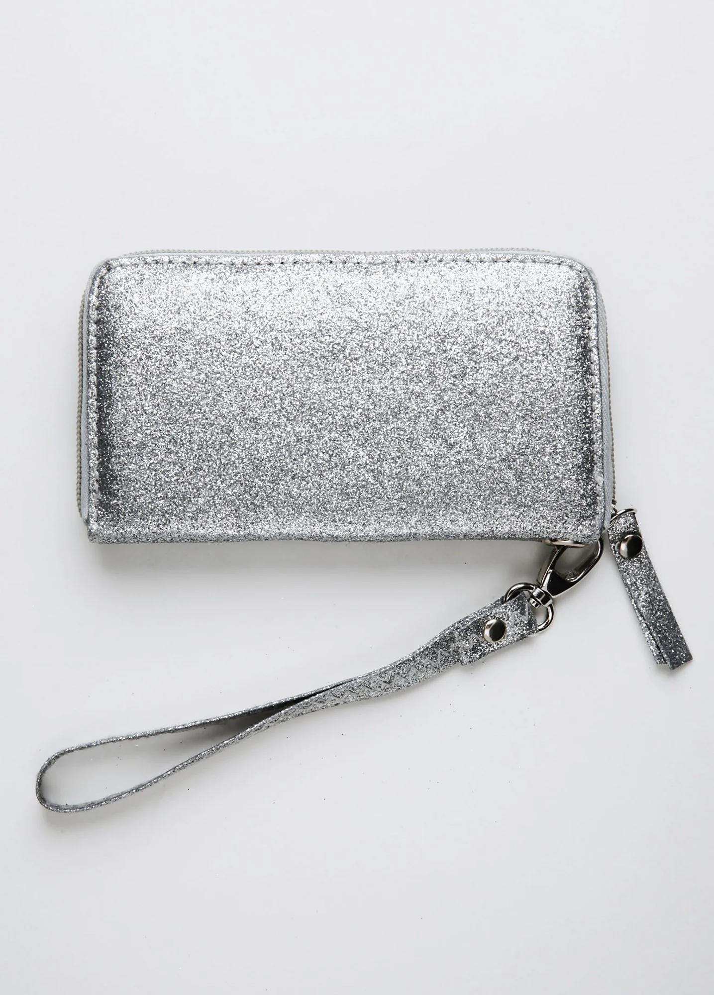Mini Glitter Zip Wristlet - Image 2