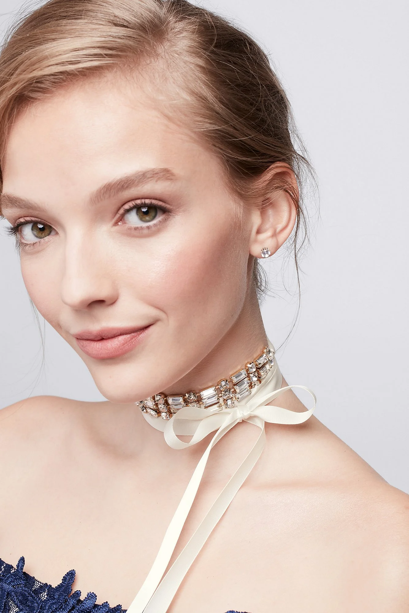 Mixed Baguette Wrap Choker - Image 2