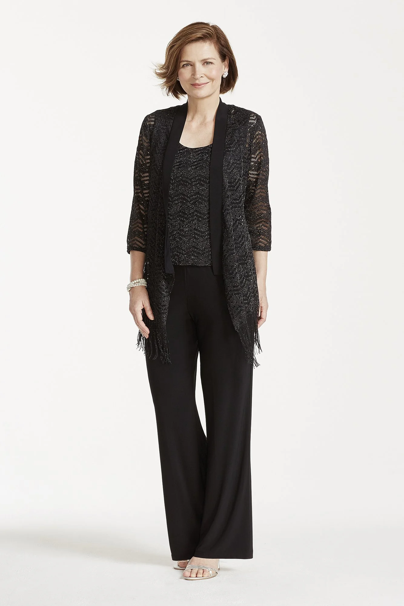 Mock Three Piece Pantsuit