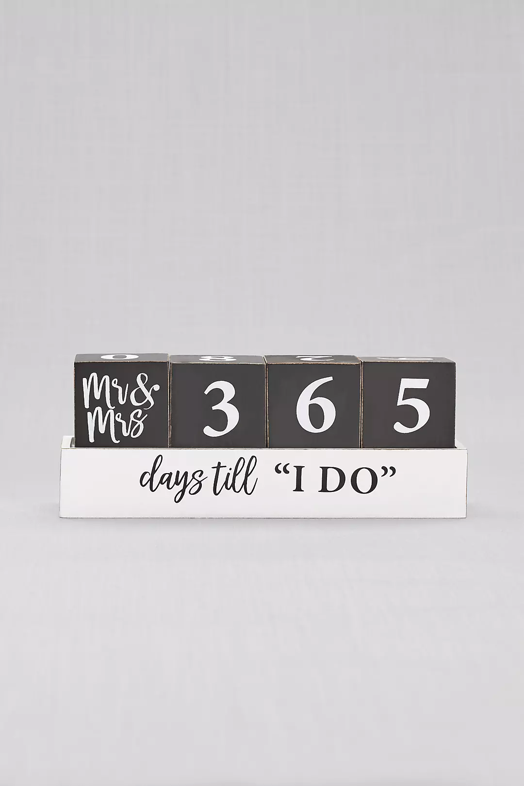 Mr and Mrs Wedding Countdown Blocks - Image 2