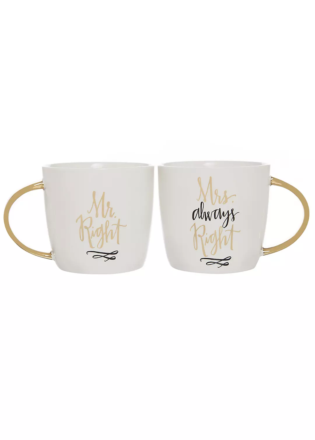 Mr Right and Mrs Always Right Mugs Set of 2 - Image 2