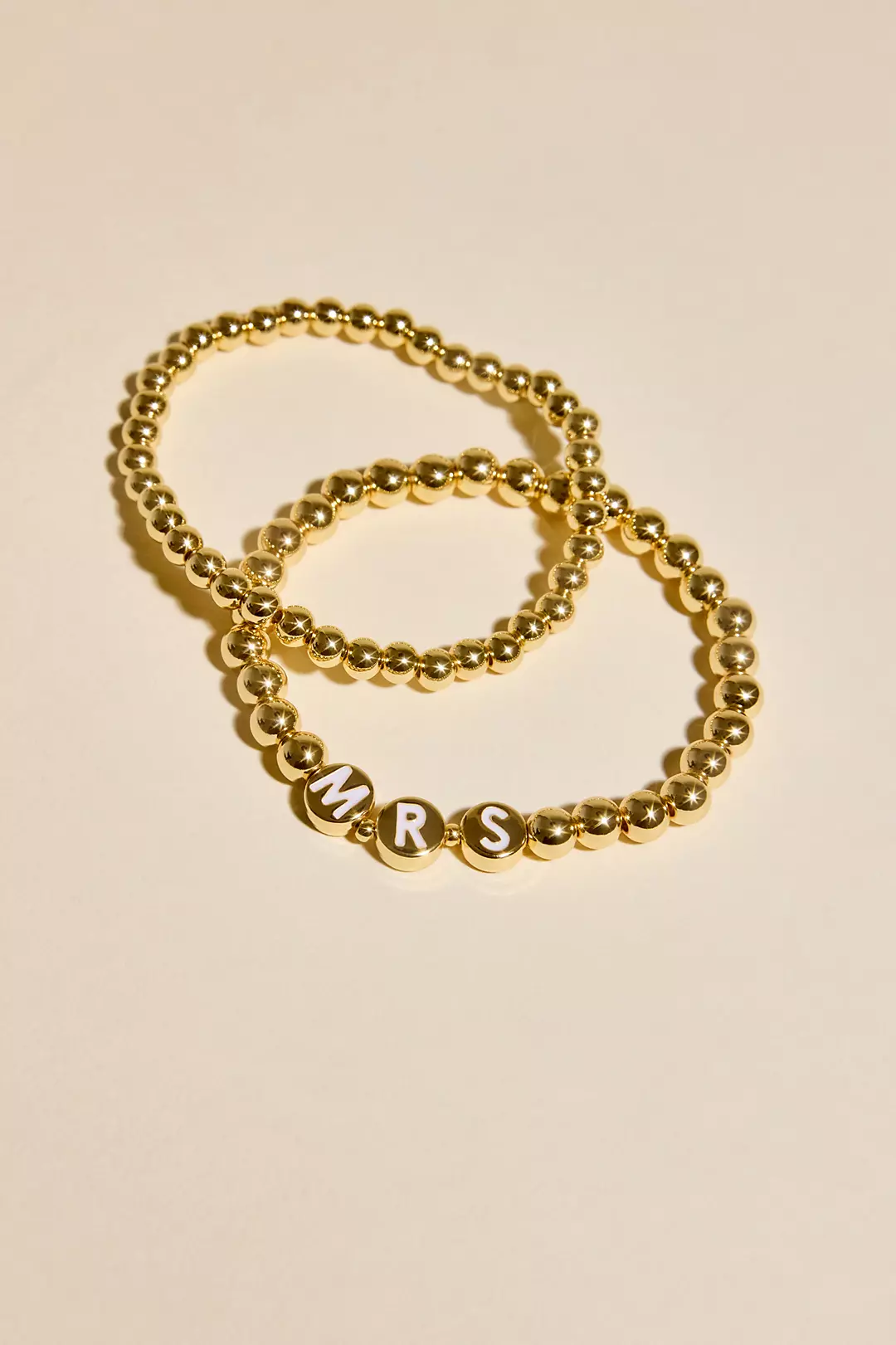 Mrs Beaded Stretch Bracelet Set - Image 2