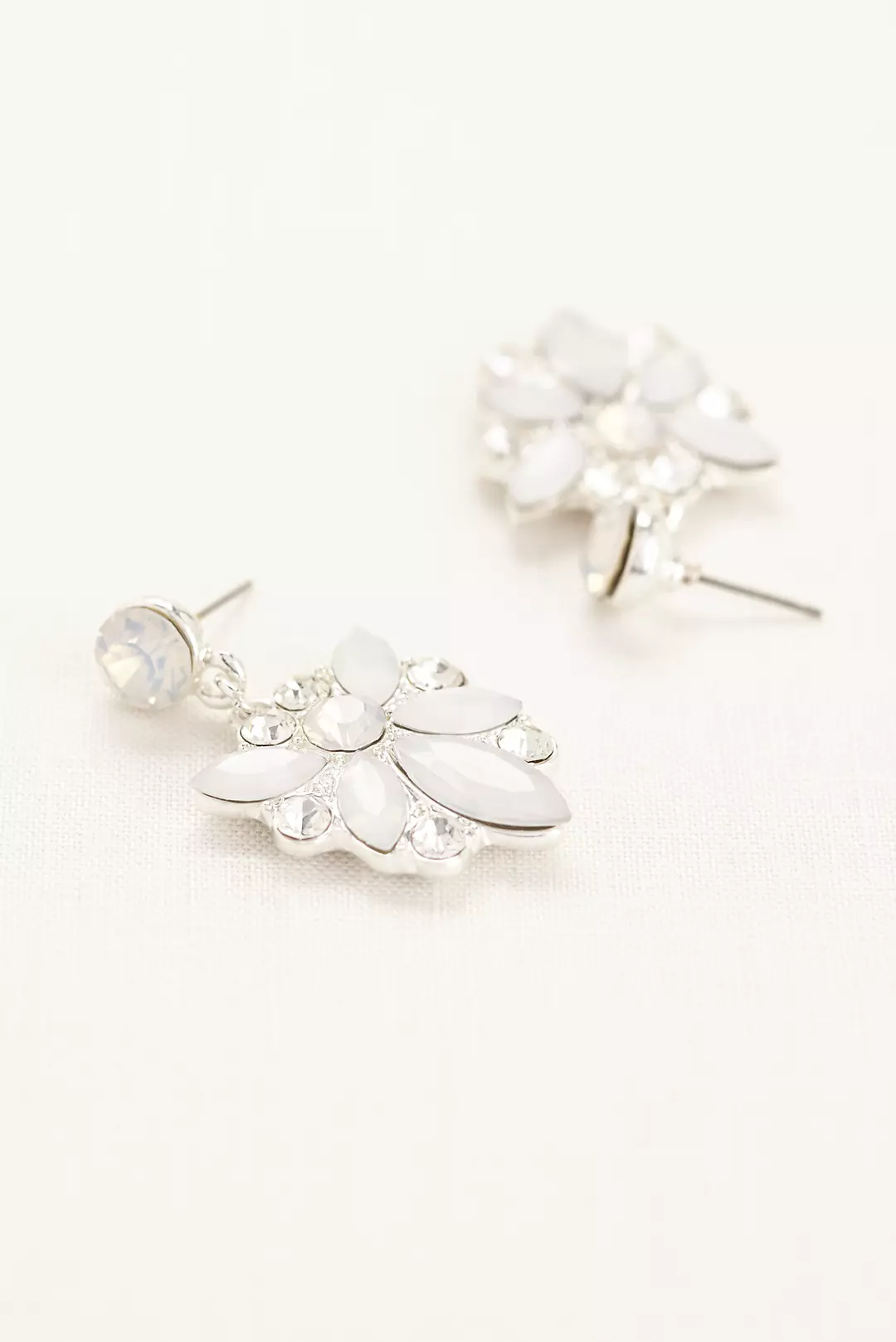 Multi-Colored Cluster Statement Earrings - Image 2