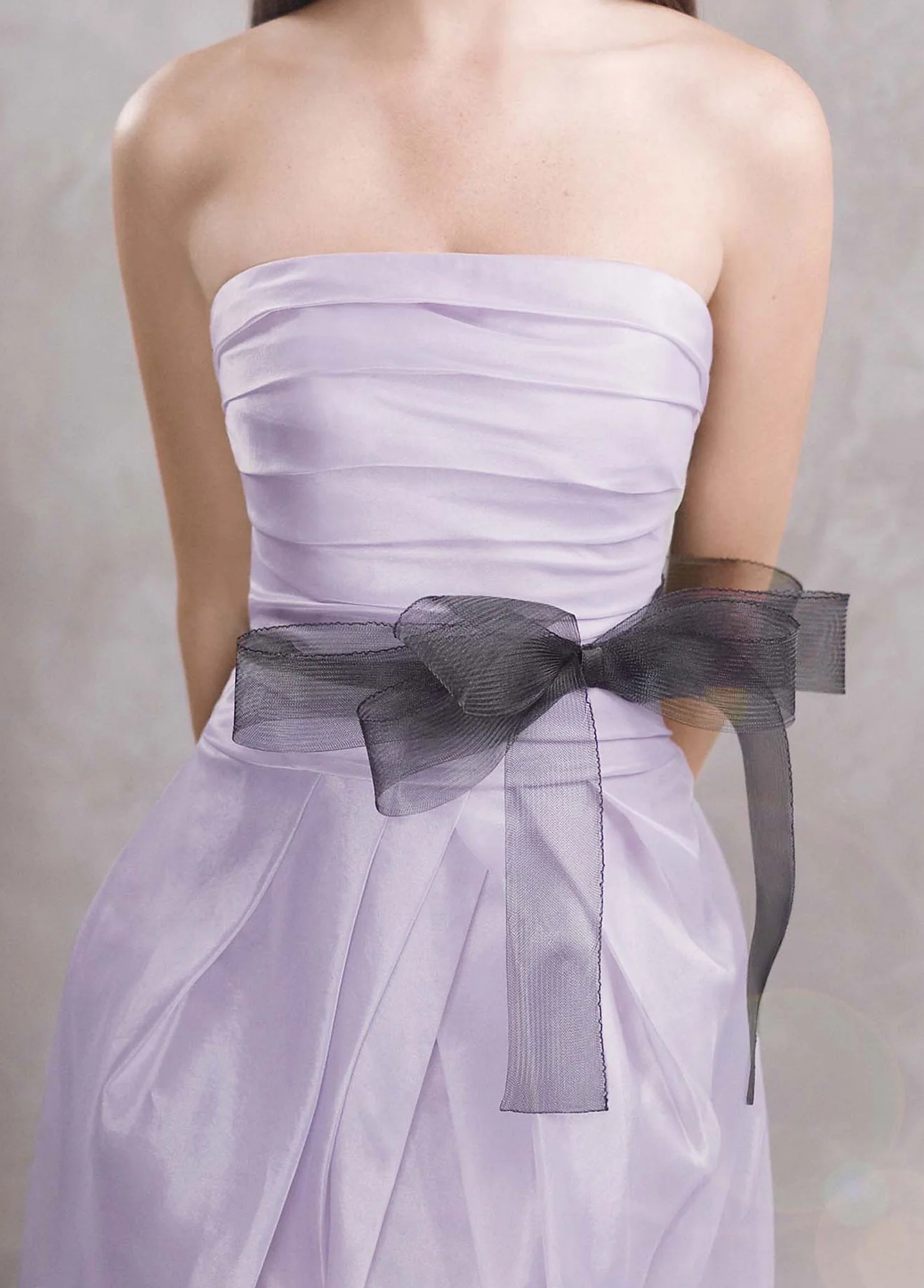 Narrow Horsehair Sash with Knotted Bow - Image 3