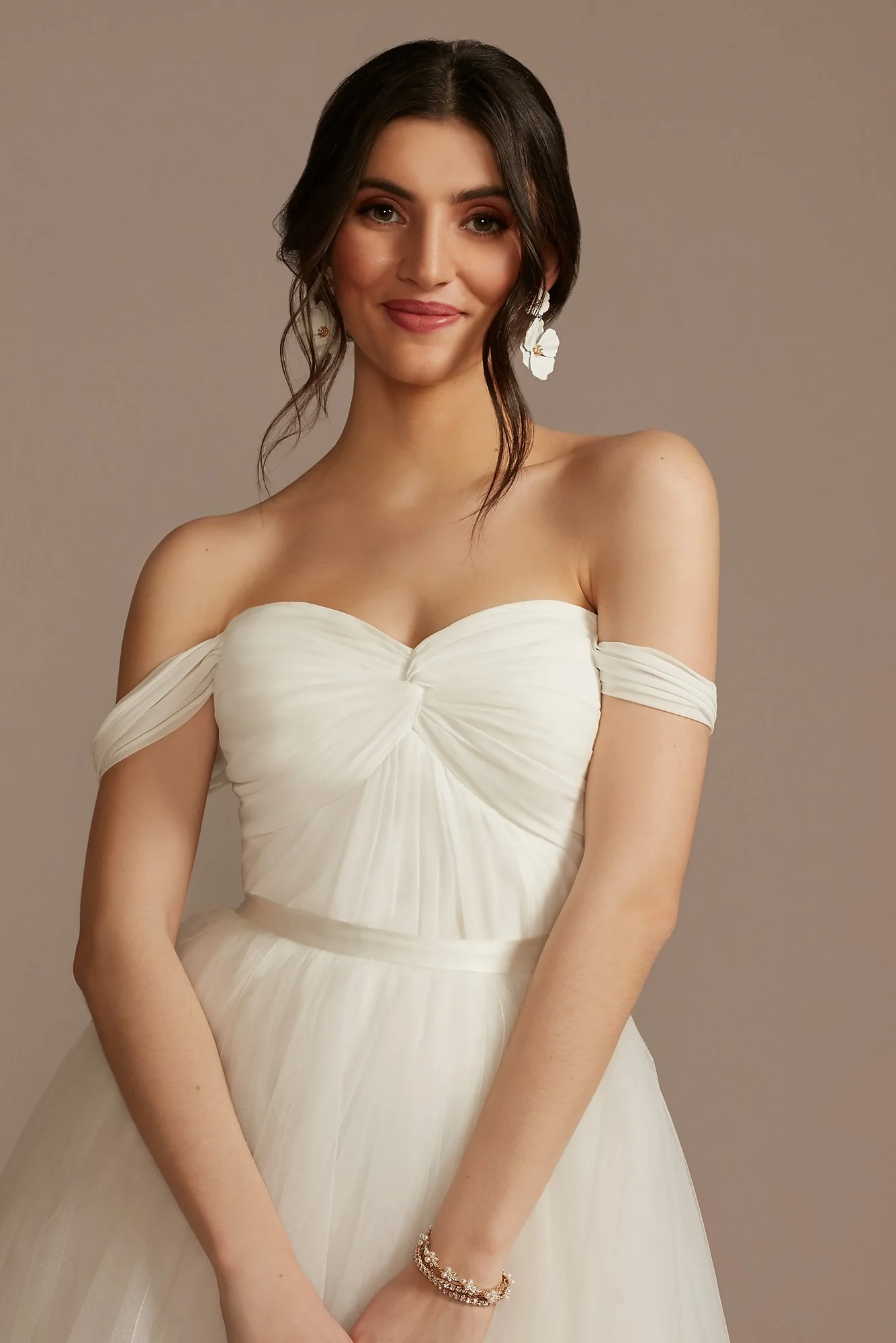 Off Shoulder Wedding Separates Top - Image 3