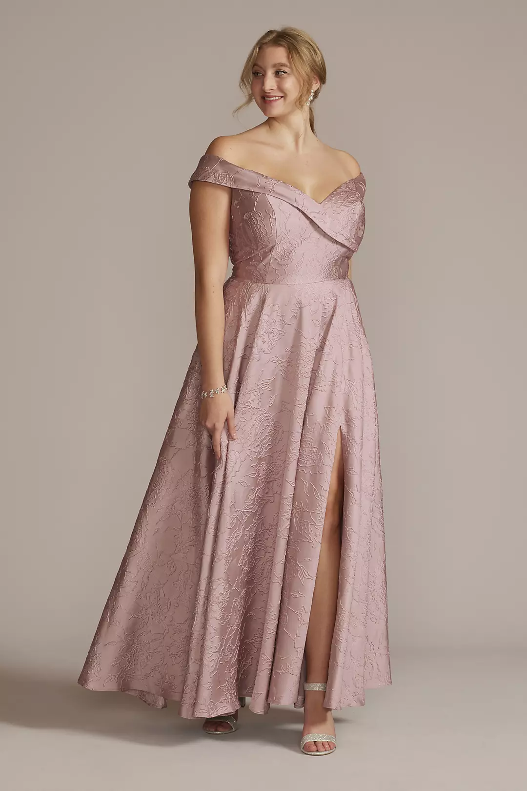 Off-the-Shoulder Sweetheart Ball Gown - Image 3