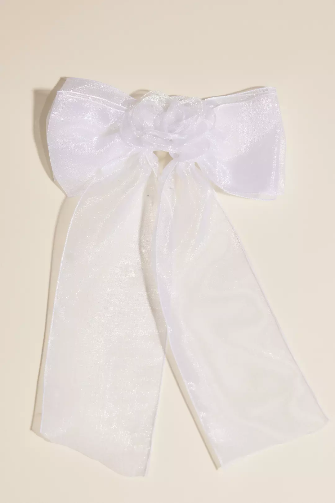 Organza Flower Bow - Image 2