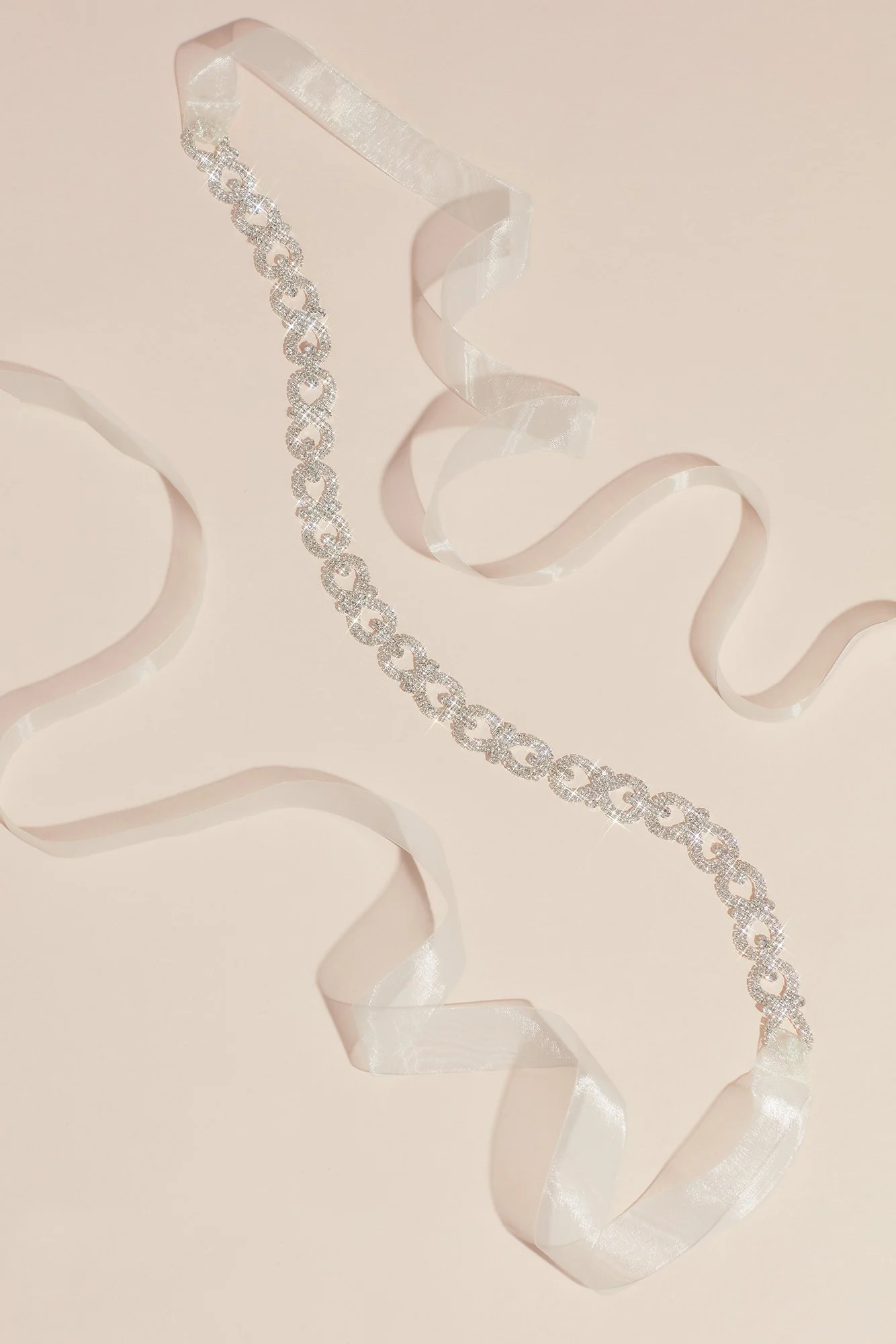 Pave Crystal Infinity Link Sash