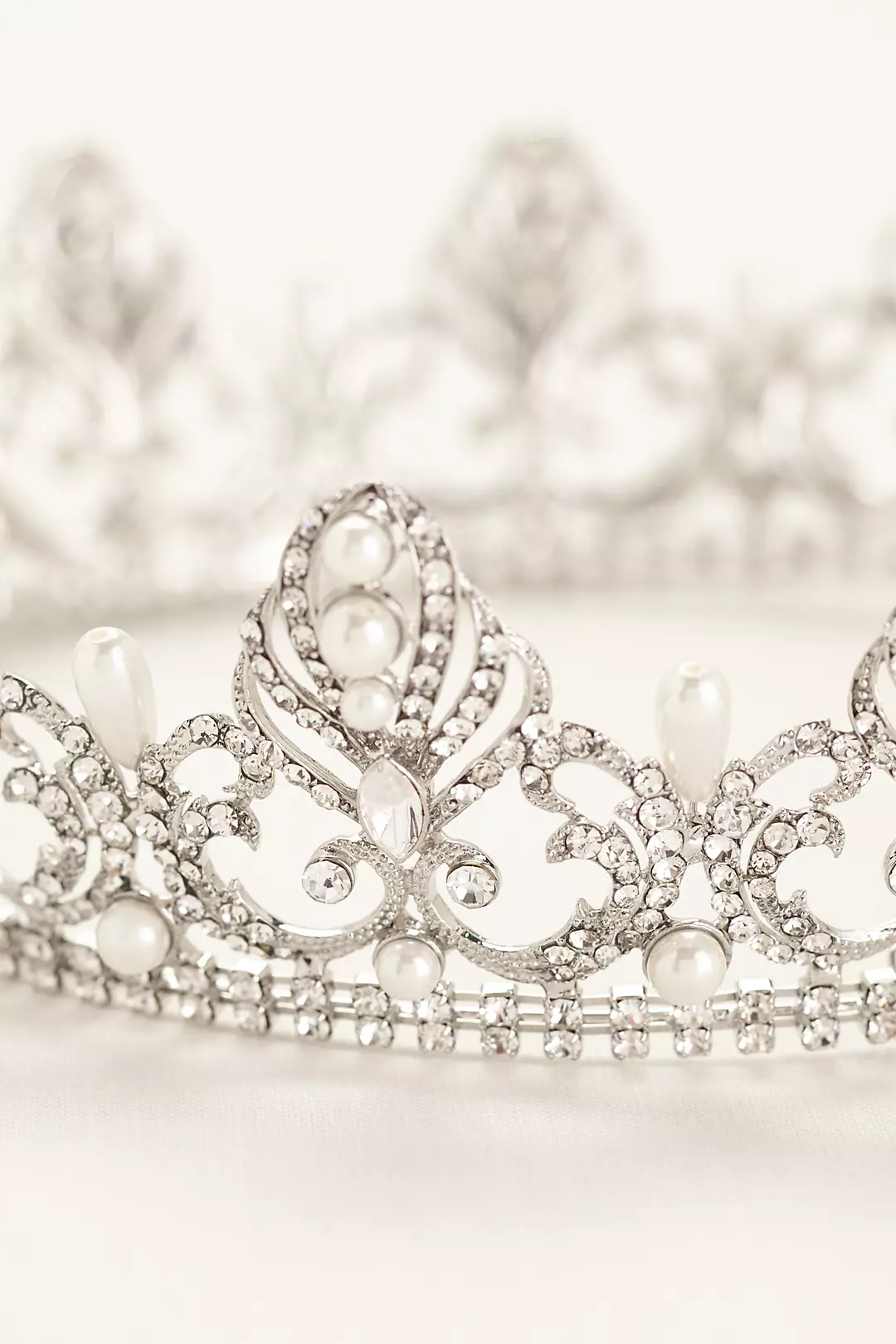 Pearl and Crystal Encrusted Crown - Image 2