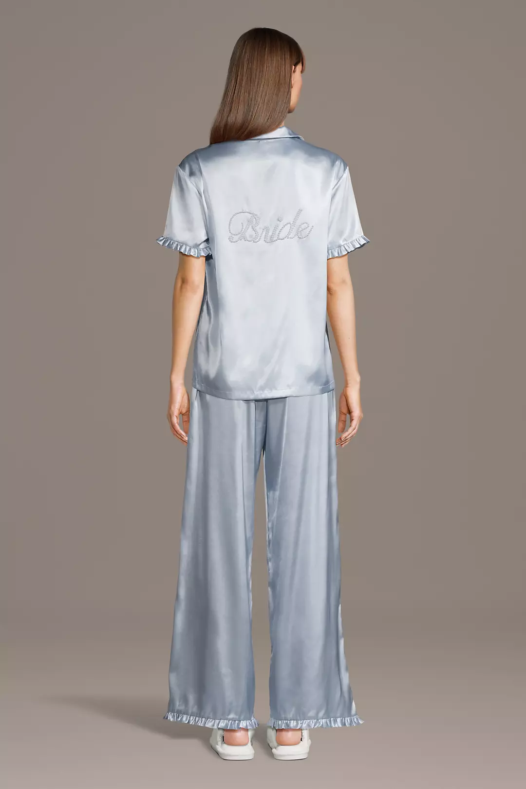 Pearl Bride Ruffle PJ Set
