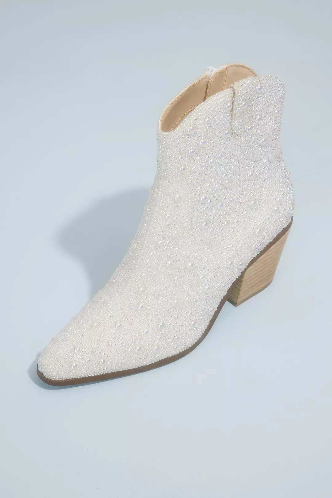 Pearl Embellished Western Boots - Image 5