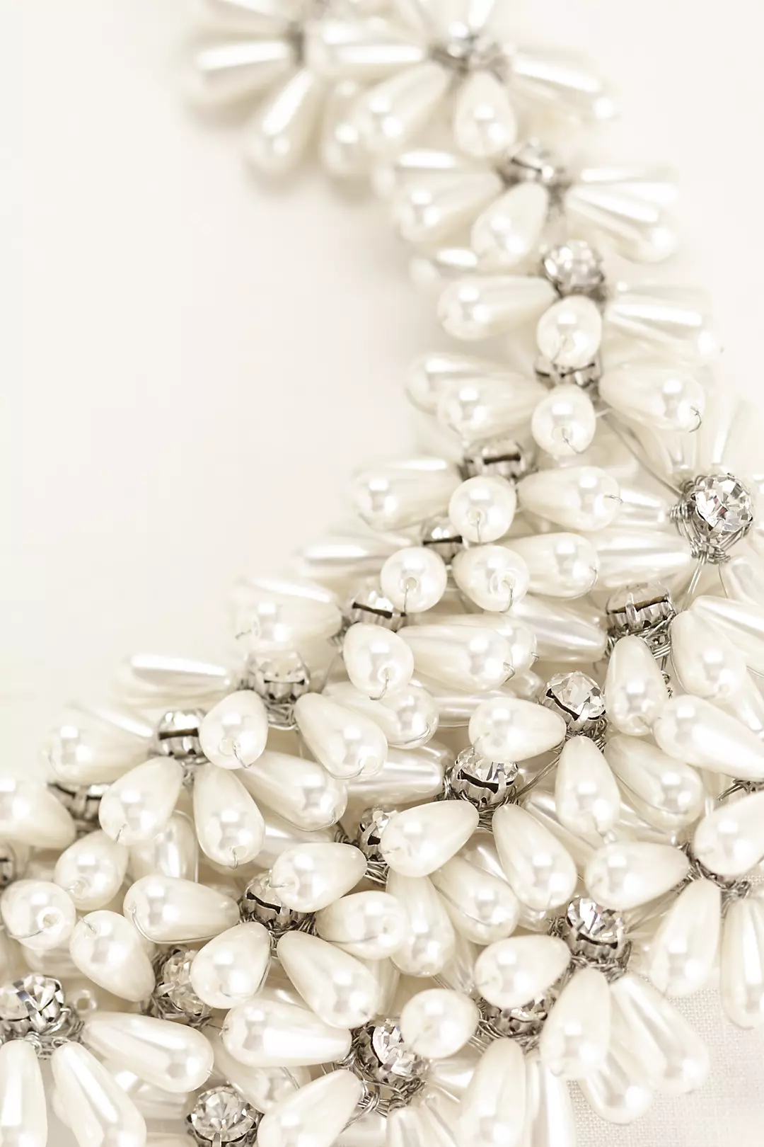 Pearl Flower Statement Necklace