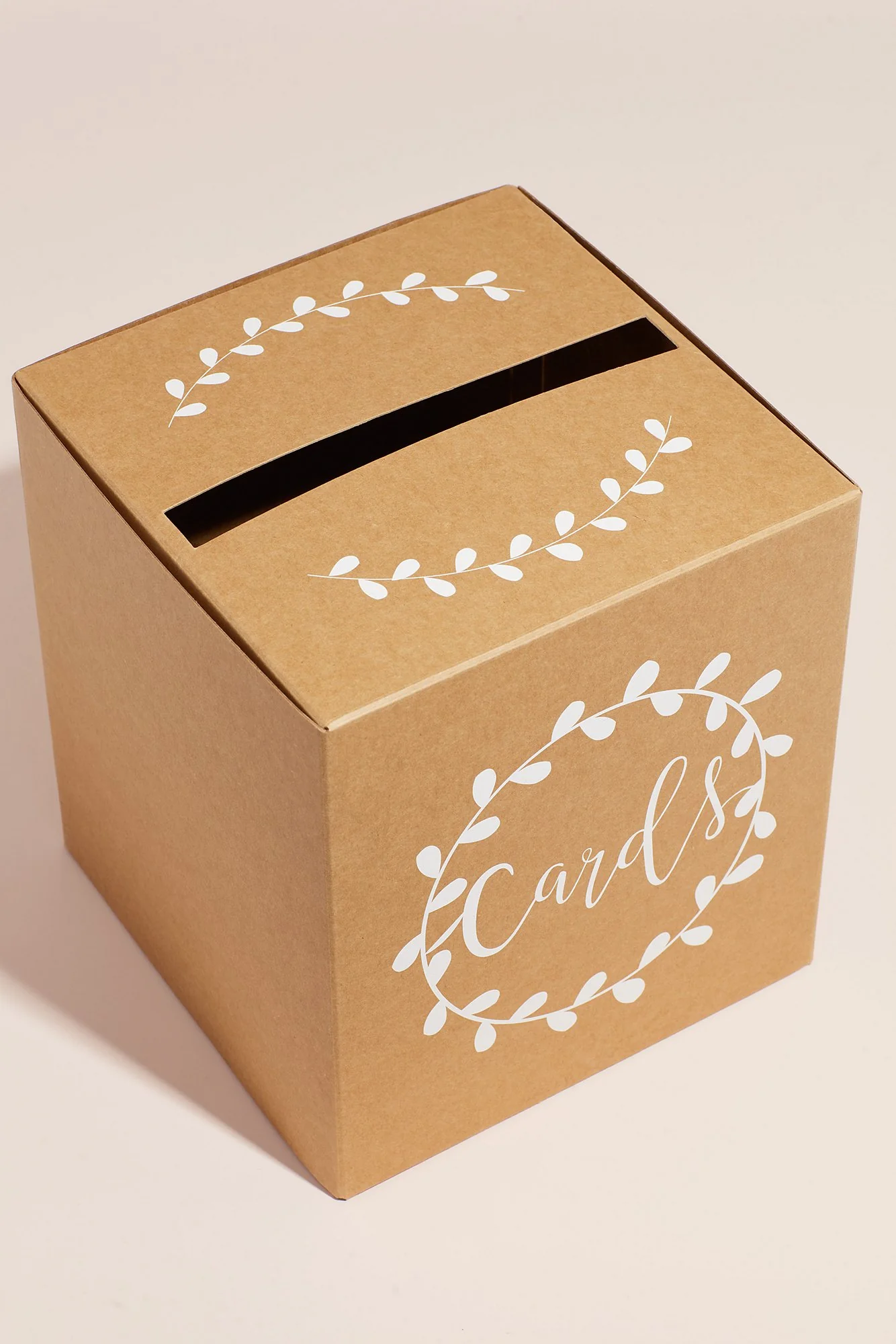 Pop-Up Script Wedding Card Box