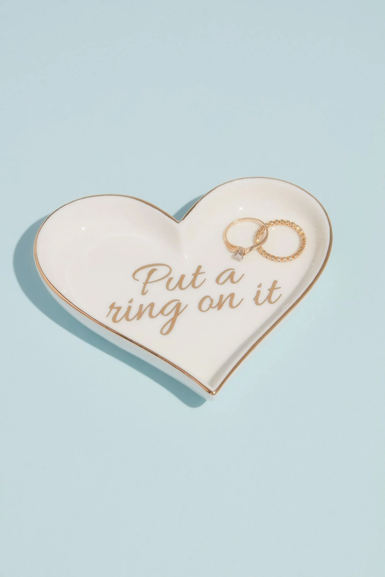 Put a Ring on it Ceramic Heart Ring Dish