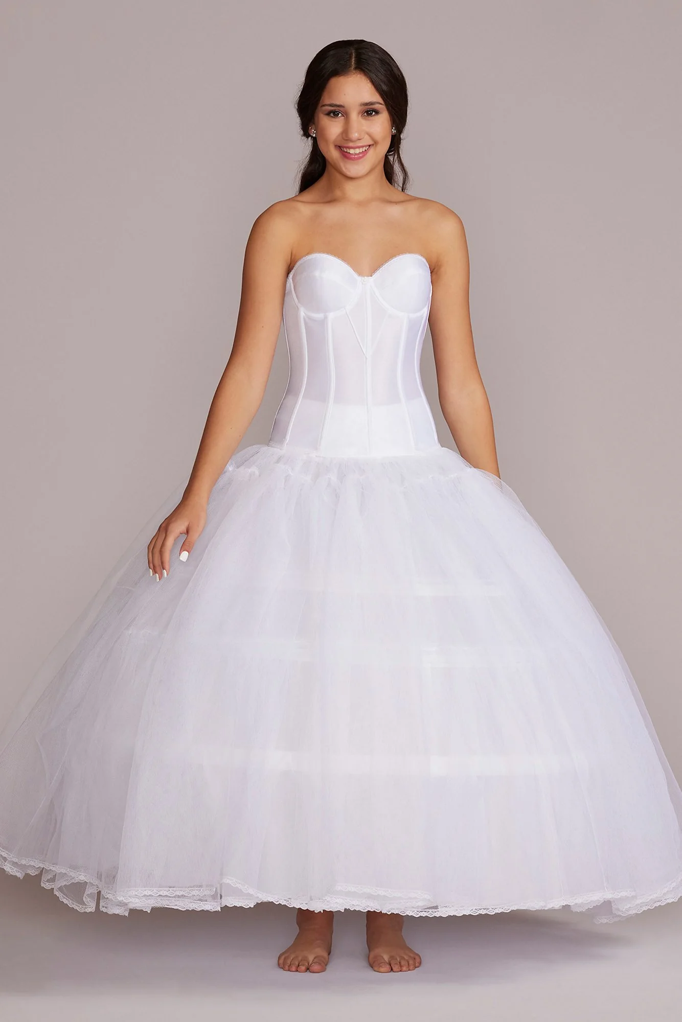 Quinceanera Ball Gown Hoop Slip