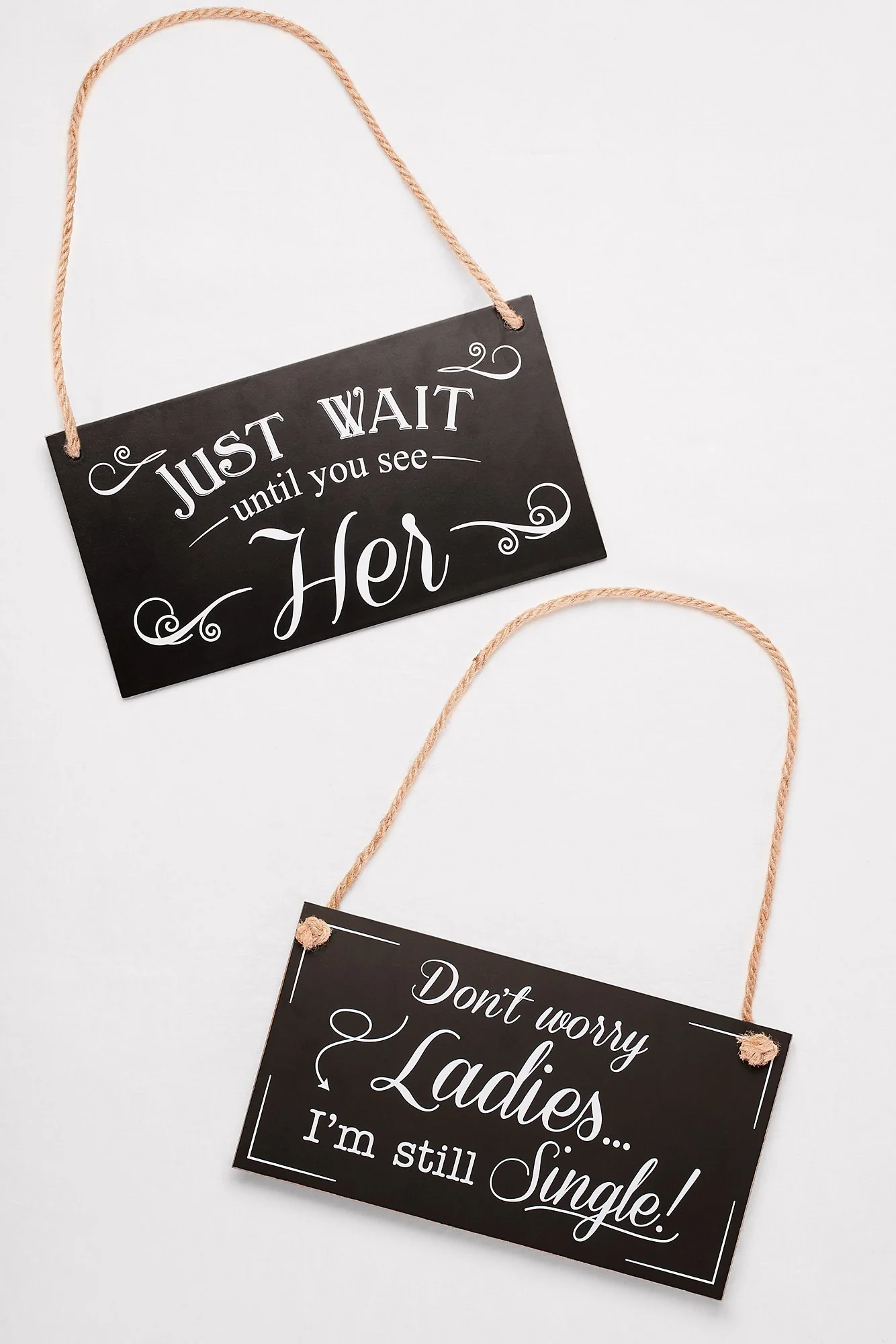 Reversible Ring Bearer Sign