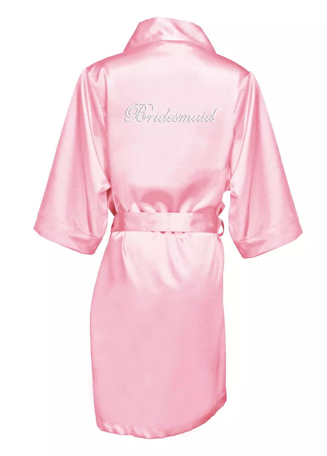 Rhinestone Satin Bridesmaid Robe - Image 14