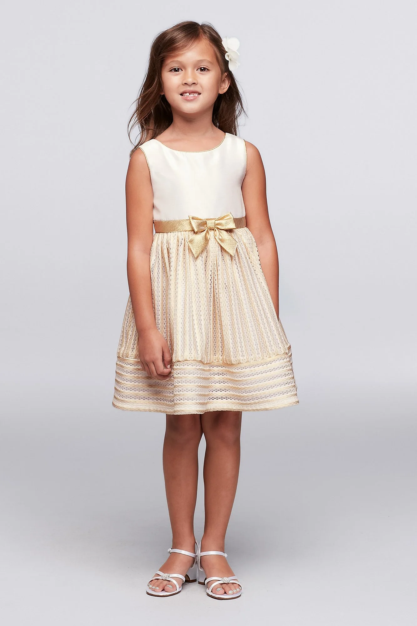 Ribbon Stripe Party Dress - Image 2
