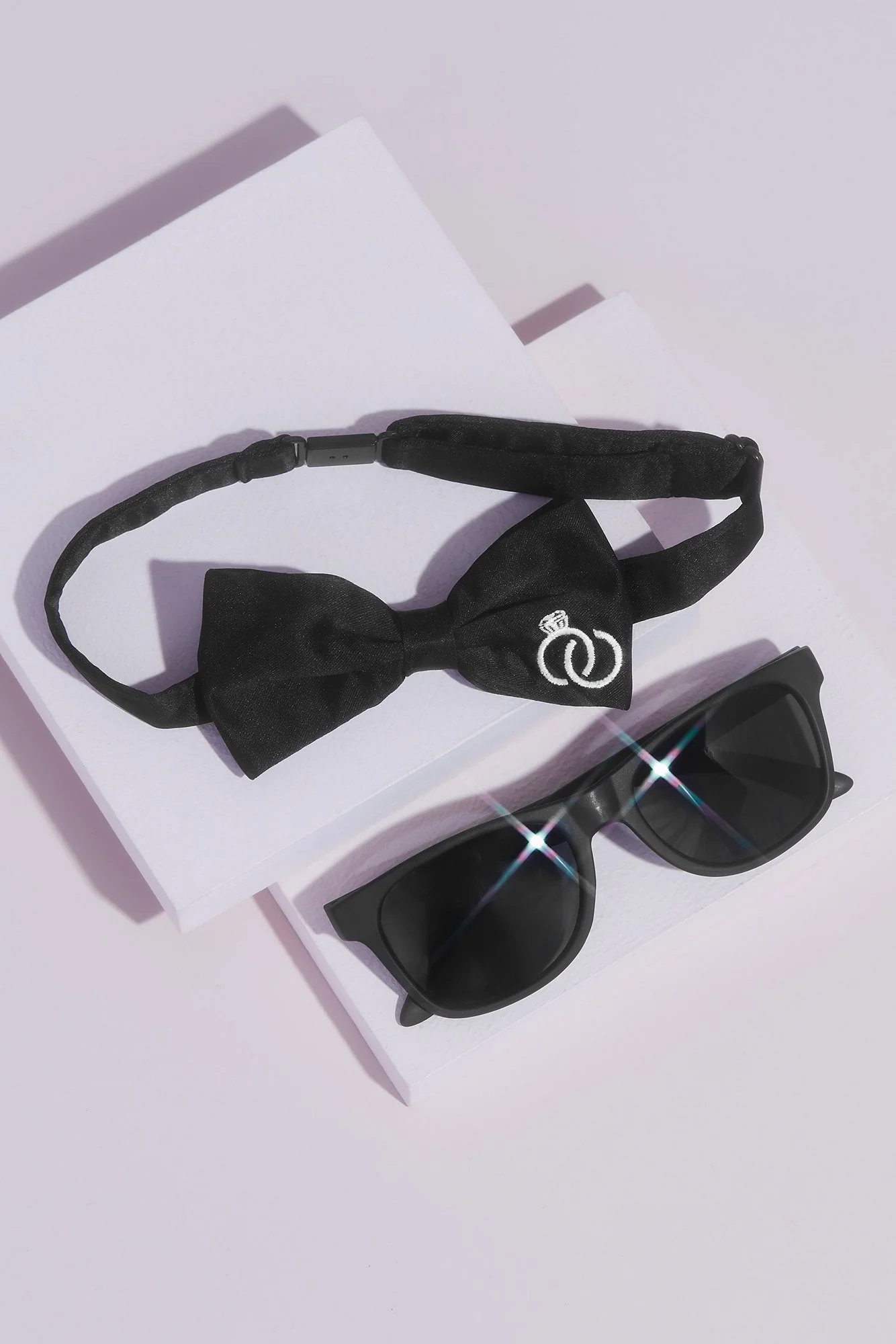 Ring Bearer Sunglasses and Bow Tie Set
