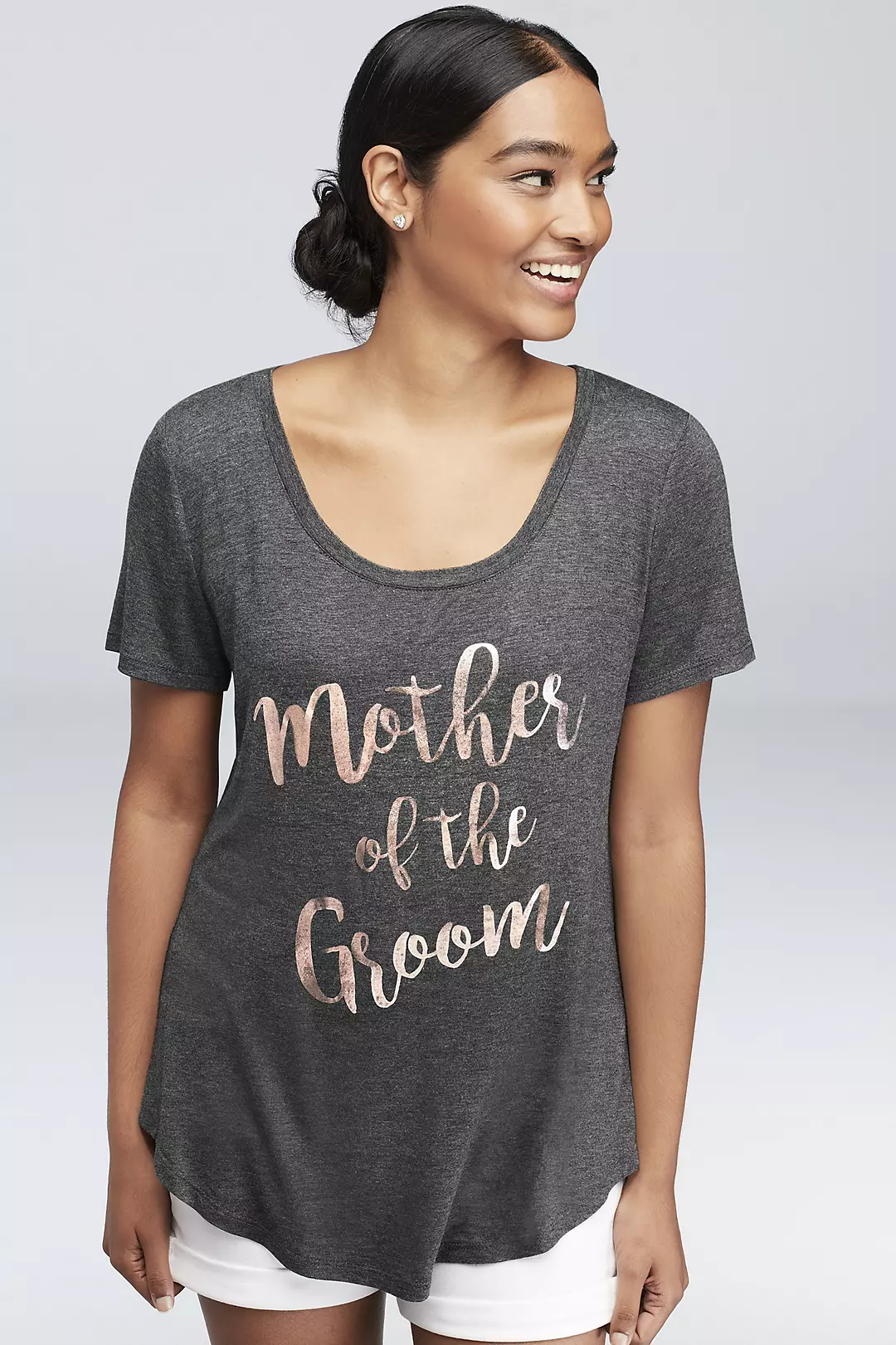 Rose Gold Foil Mother of the Groom Tee - Image 2