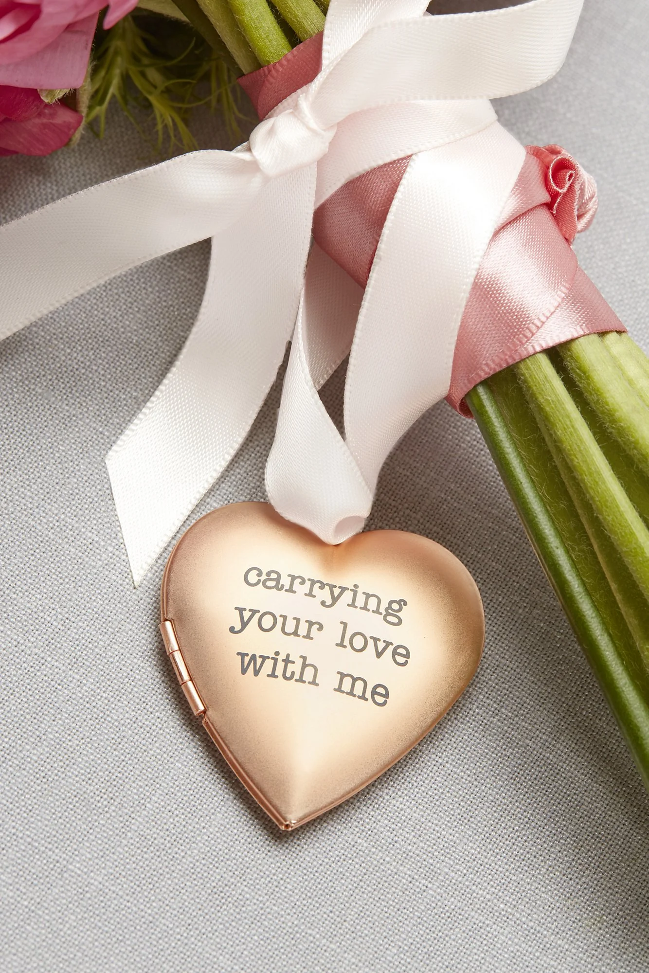 Rose Gold Heirloom Bouquet Locket