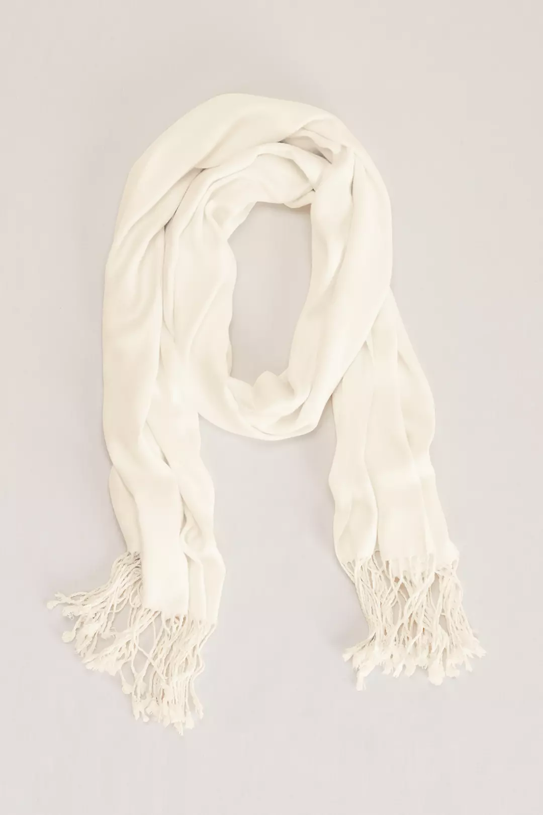 Sateen Pashmina with Fringe Accent - Image 2