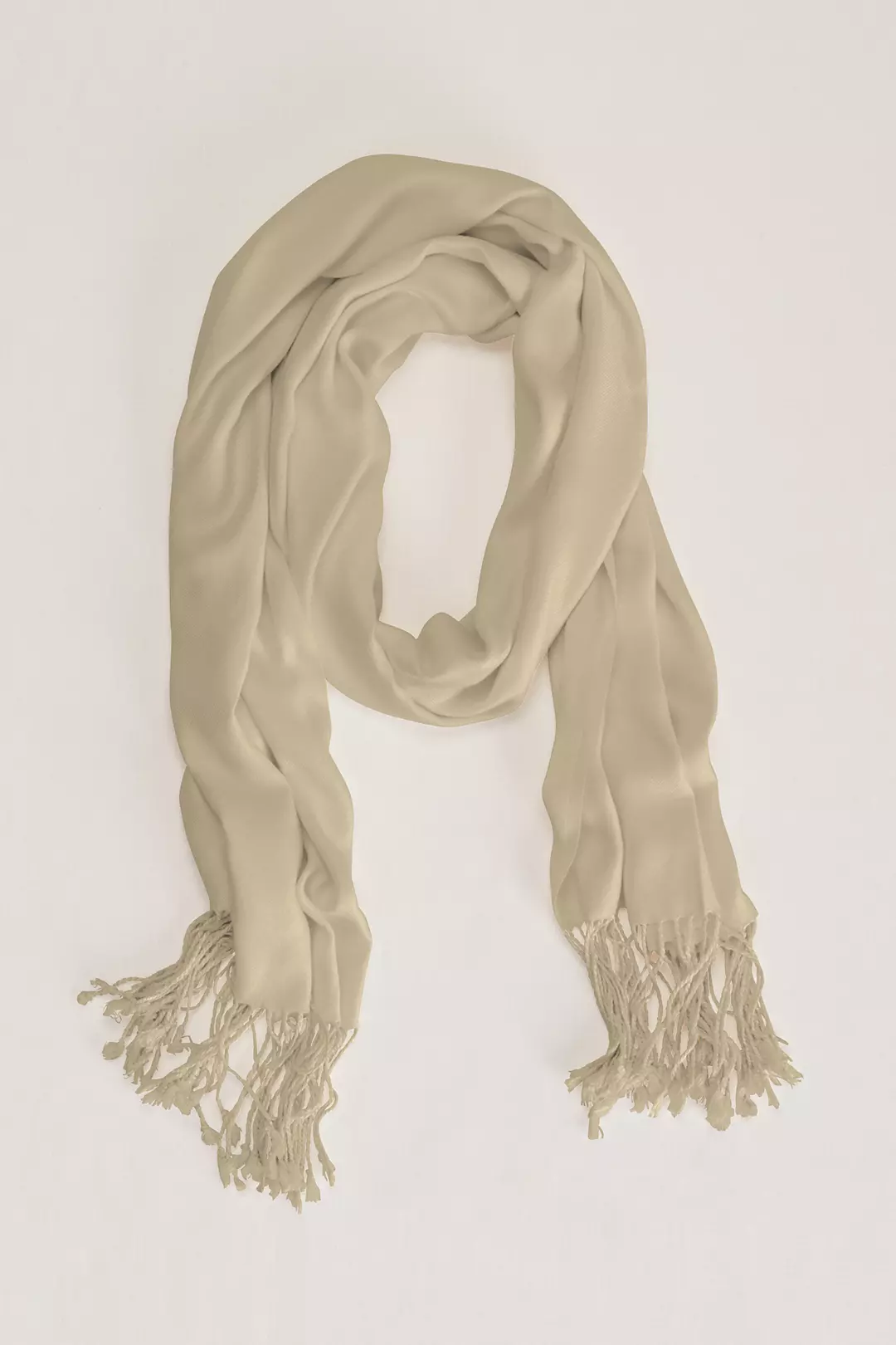Sateen Pashmina with Fringe Accent - Image 8