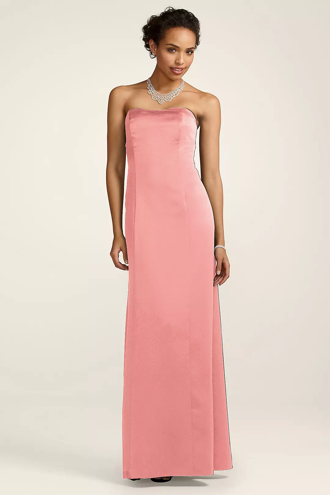 Satin A-line Dress, Sweetheart Neckline - Image 18