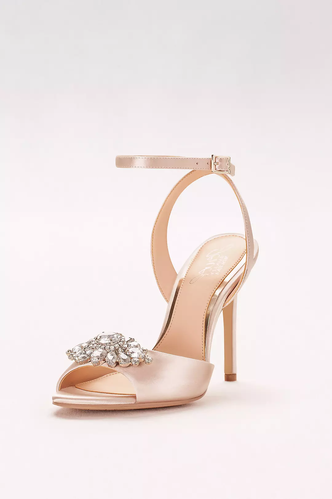 Embellished T-Strap Heels with Grosgrain Bow - Image 6