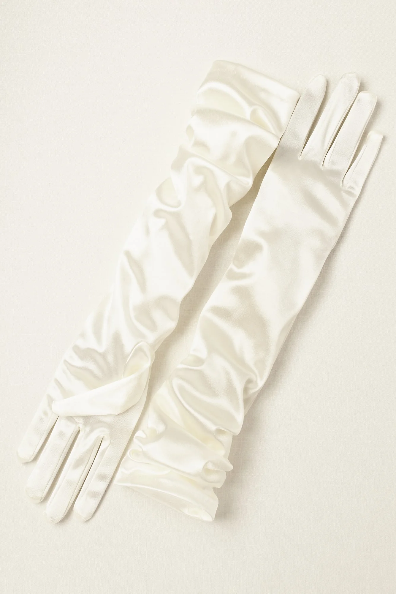 Satin Elbow-Length Gloves - Image 2