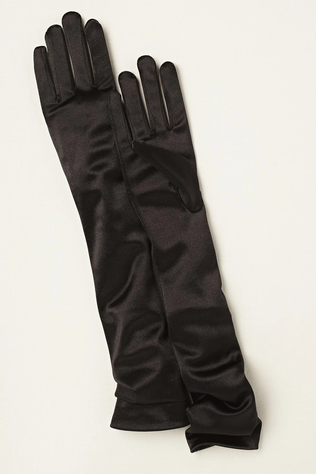 Satin Elbow-Length Gloves - Image 3