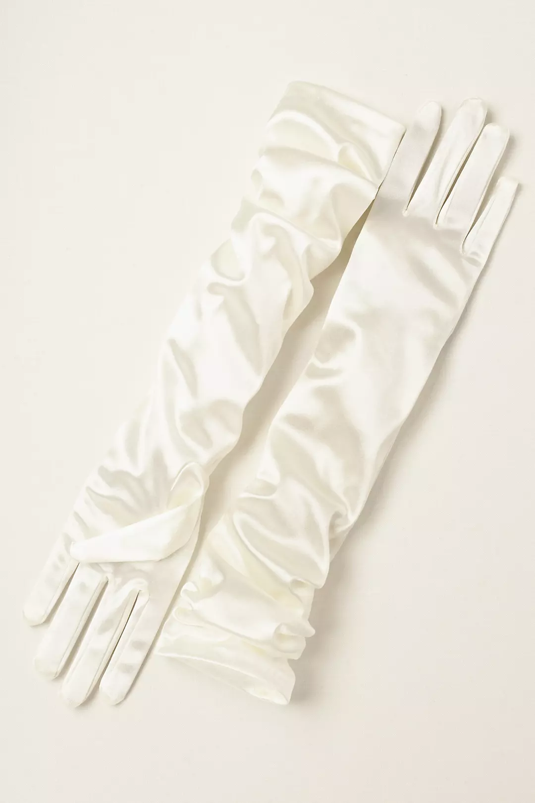 Satin Elbow-Length Gloves - Image 4
