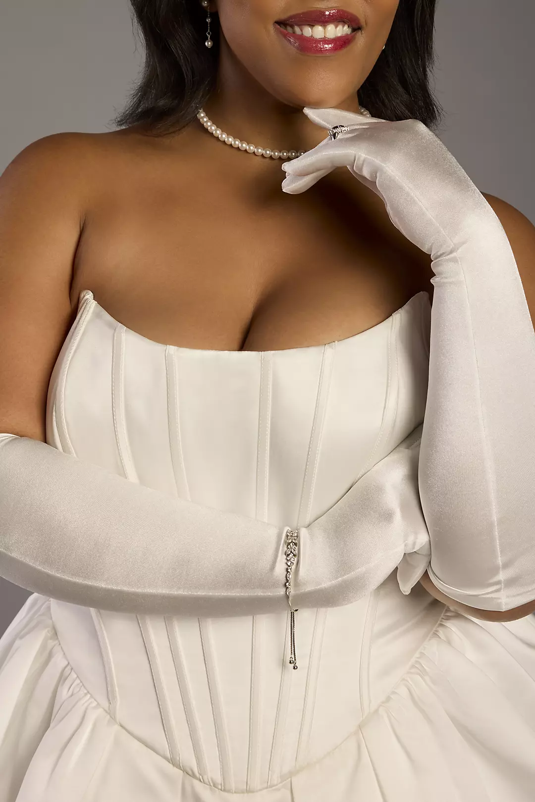 Satin Opera Gloves
