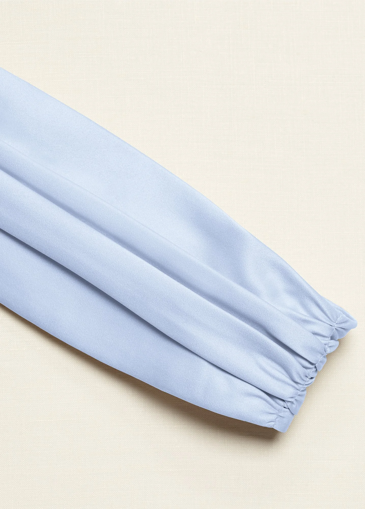 Satin Ruched Wide Sash - Image 2
