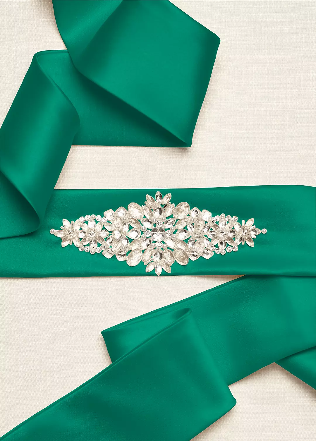 Satin Sash with Beaded Embellishment - Image 26