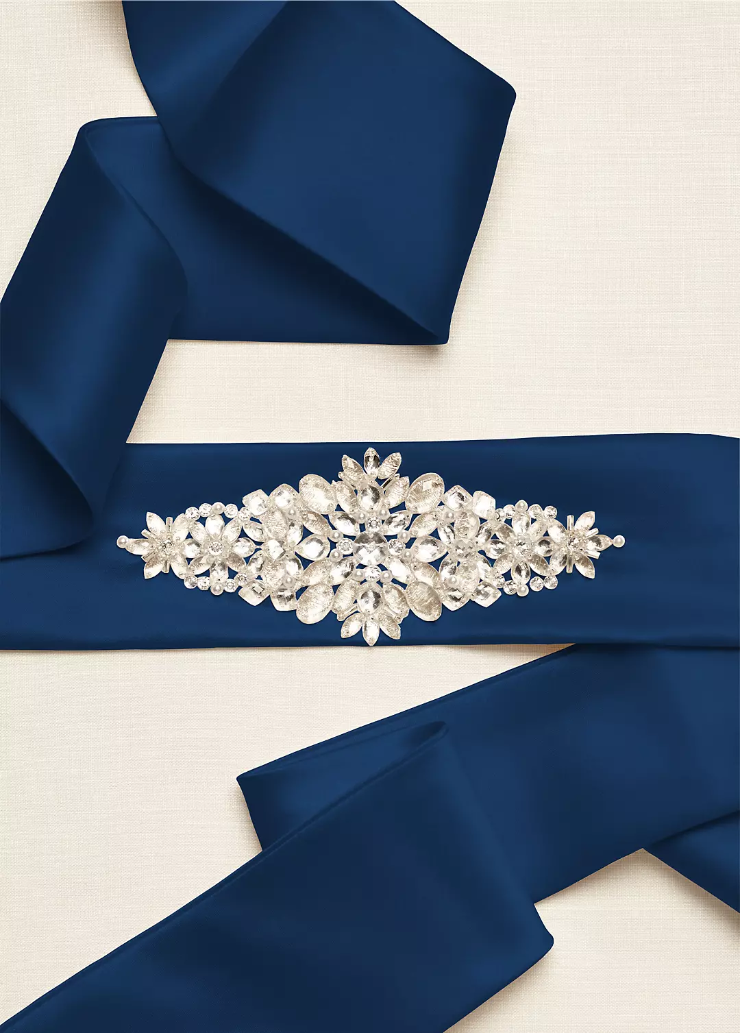 Satin Sash with Beaded Embellishment - Image 32