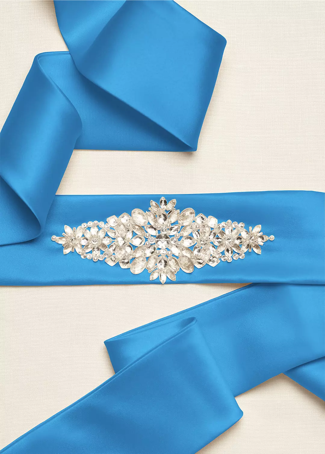 Satin Sash with Beaded Embellishment - Image 33