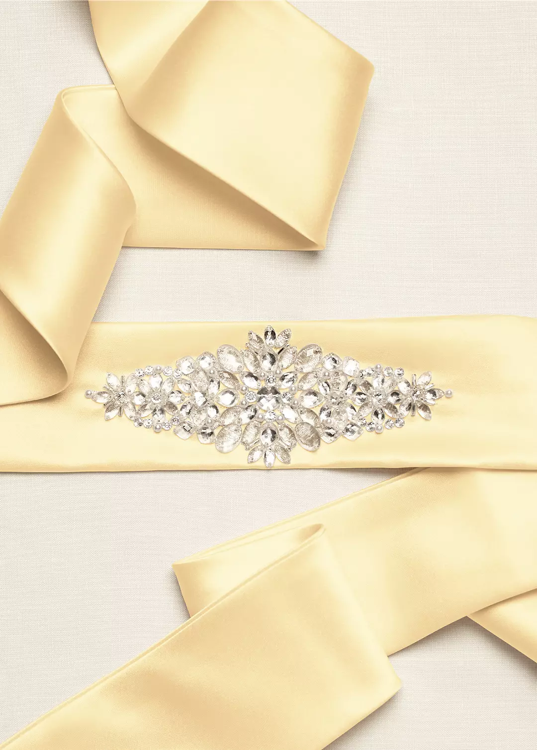 Satin Sash with Beaded Embellishment - Image 34