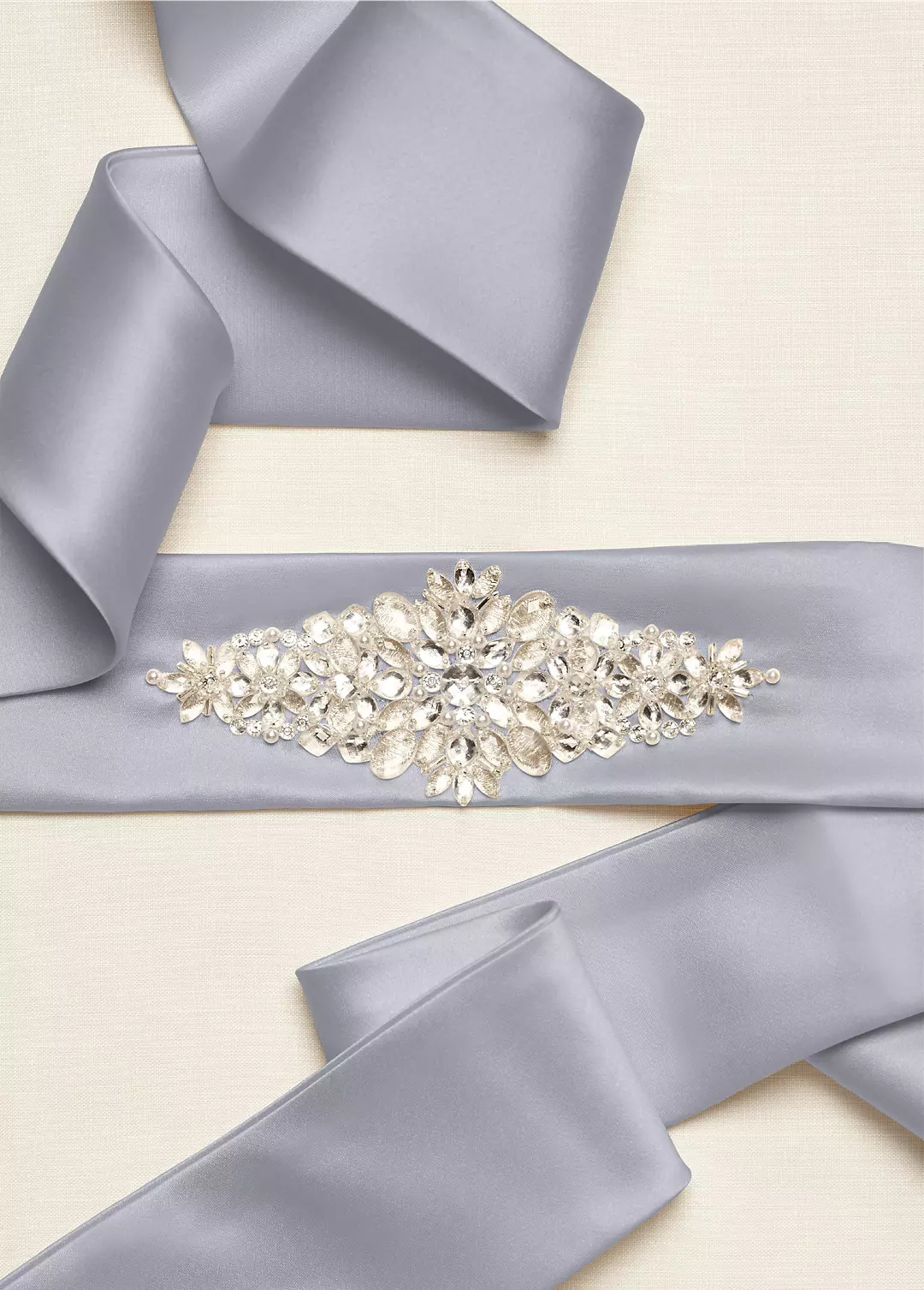 Satin Sash with Beaded Embellishment - Image 41