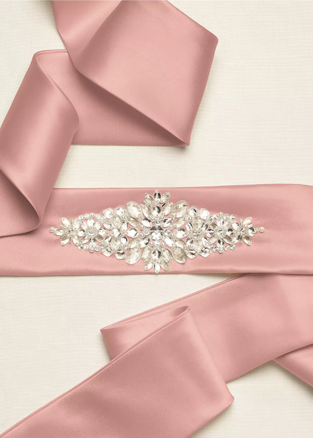 Satin Sash with Beaded Embellishment - Image 49