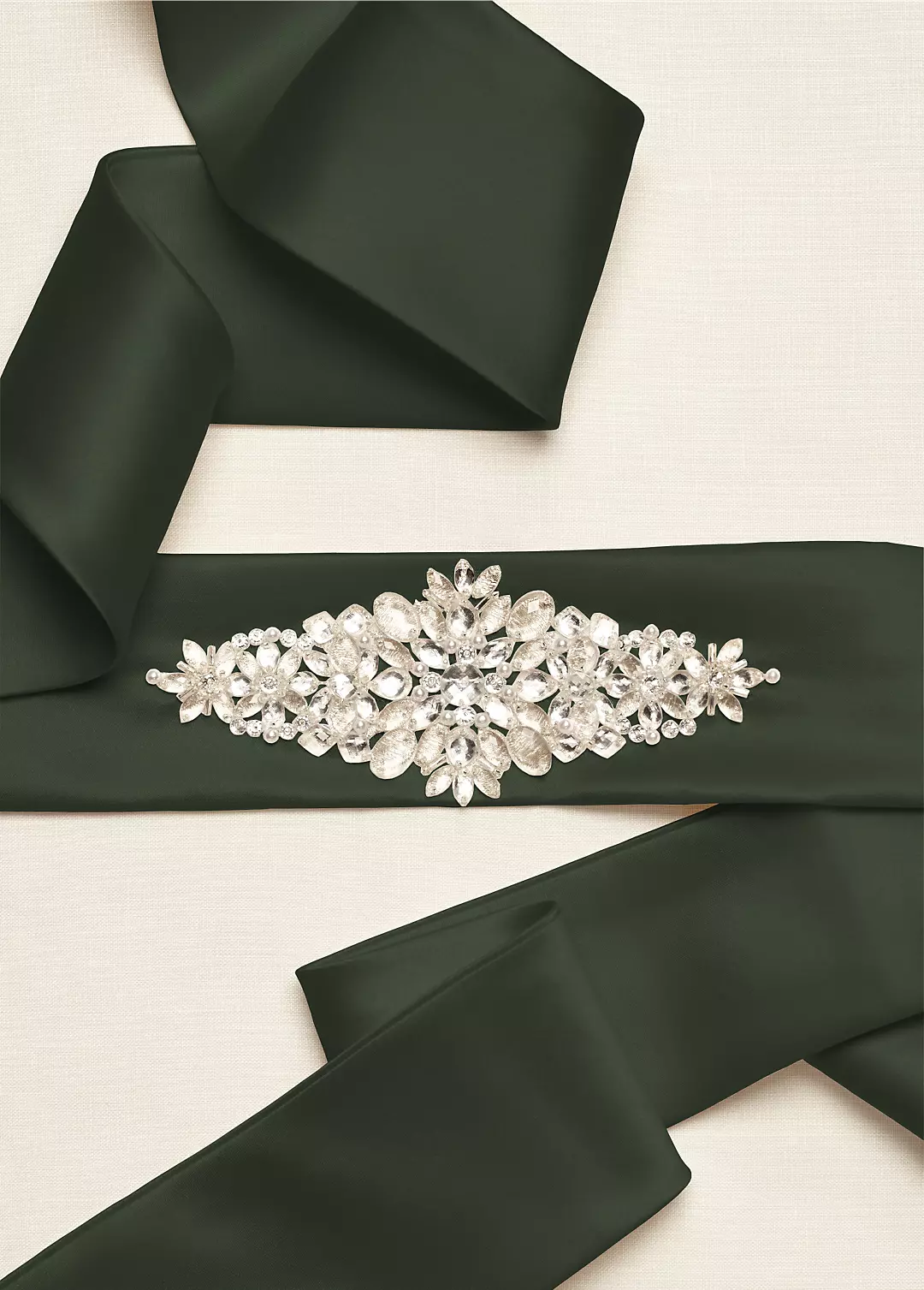 Satin Sash with Beaded Embellishment - Image 55