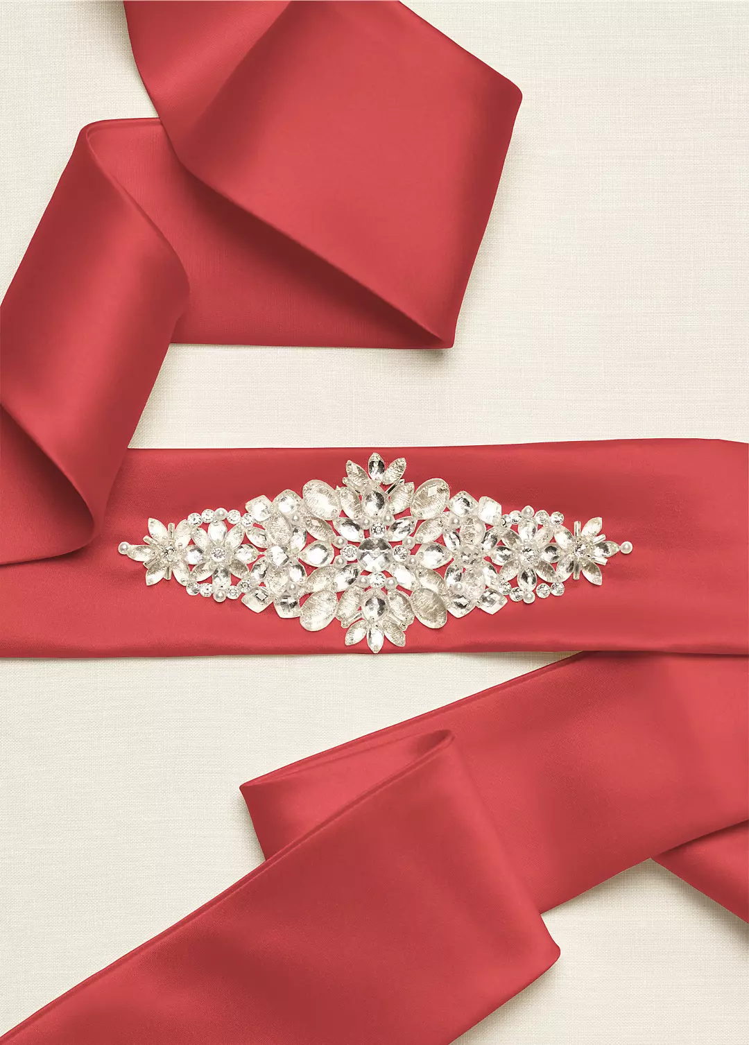 Satin Sash with Beaded Embellishment - Image 6