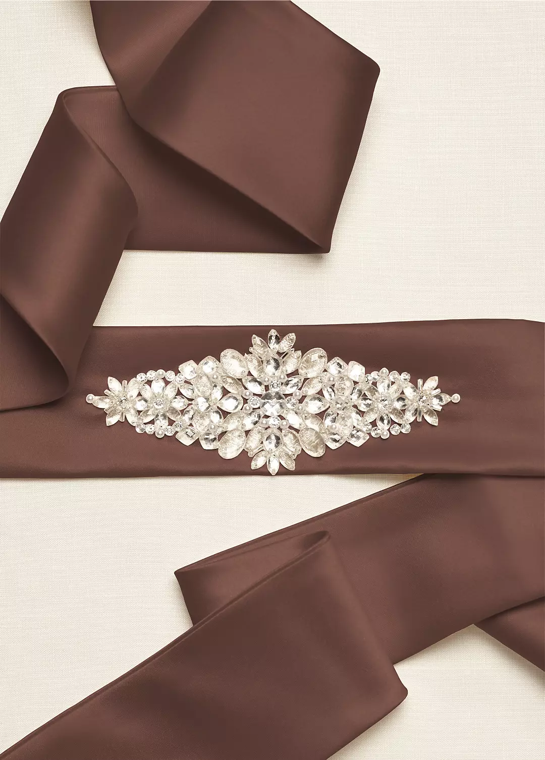 Satin Sash with Beaded Embellishment - Image 62